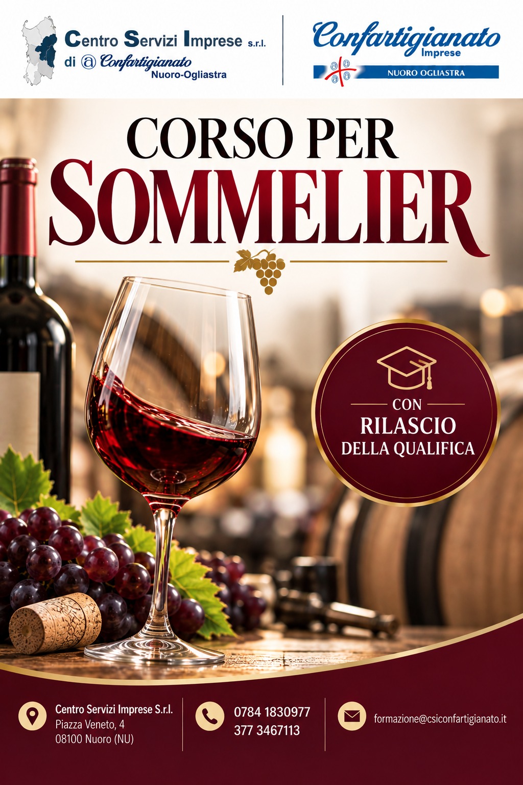 Locandina pubblicitaria contabilità e paghe
